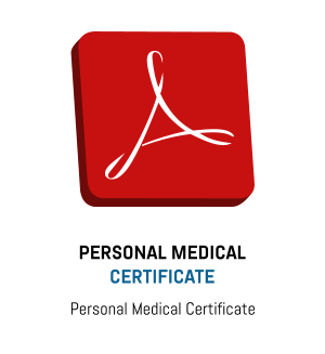 PERSONAL MEDICAL CERTIFICATE Personal Medical Certificate