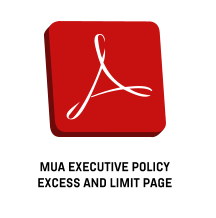 MUA EXECUTIVE POLICY EXCESS AND LIMIT PAGE